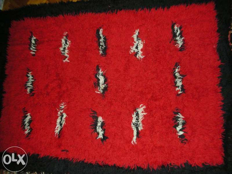 Нов китеник ( или килим) - 100% вълна, дълъг косъм