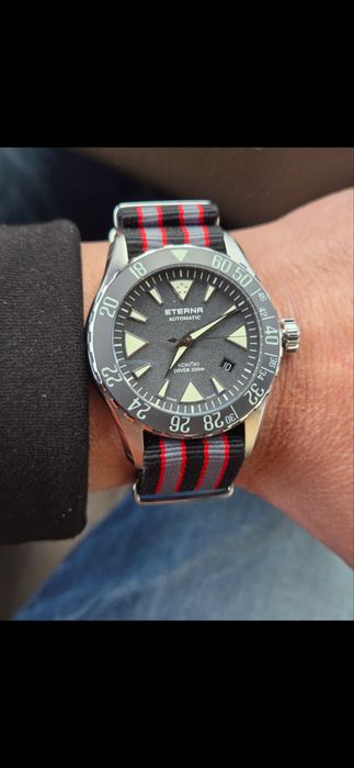 Часовник Eterna KonTiki diver 200m 44mm automatic