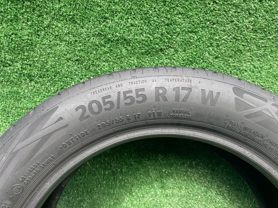Set 2 anvelope  Vara Continental EcoContact 6 205 55 R17 W 91 W Dot 1421 Profil 5,23 mm