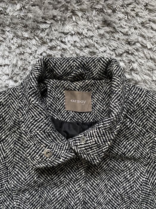 palton orsay alb/negru