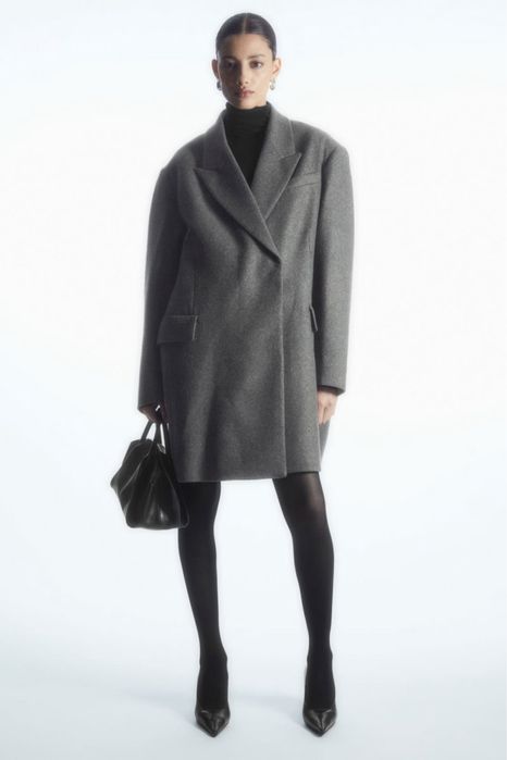 COS wool and cashmere blend oversized coat
