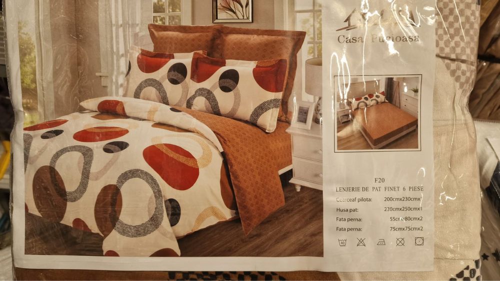Vând Lenjerii de pat Finet Casa Pucioasa 6 piese