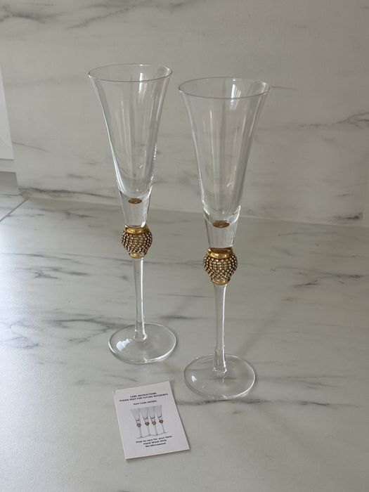 Ритуални сватбени чаши за шампанско