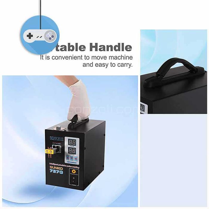 ПРОМОЦИЯ! Станция за точково заваряване Sunkko 737G, 2.8кW, 800A