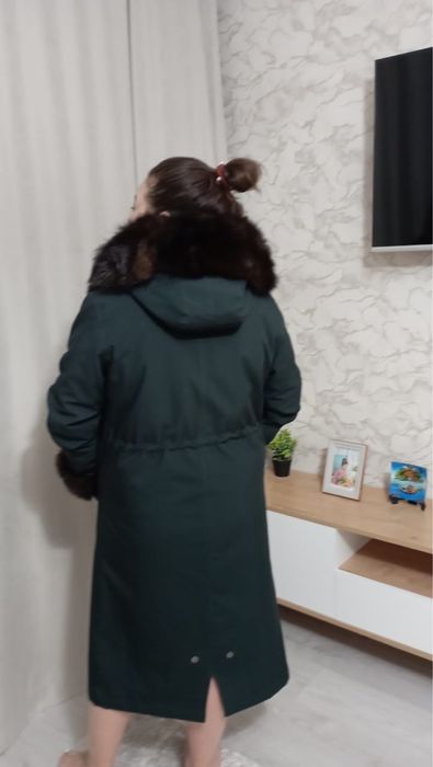 Парка с натуральным мехом