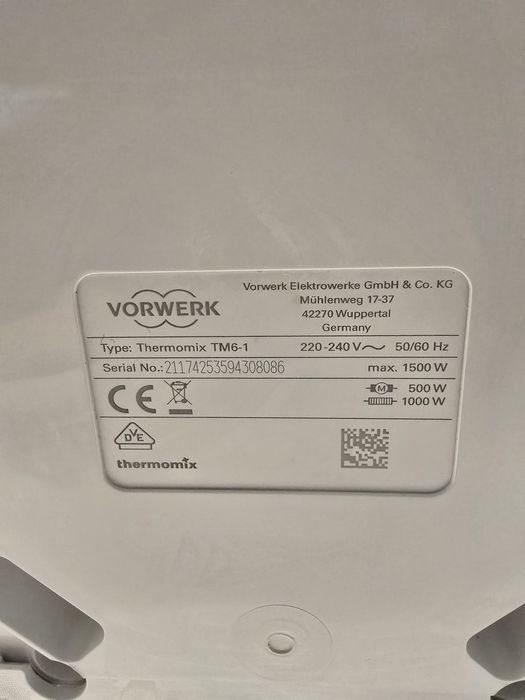 Thermomix TM6 multicooker