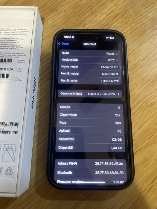 iPhone 16 Pro    128 GB