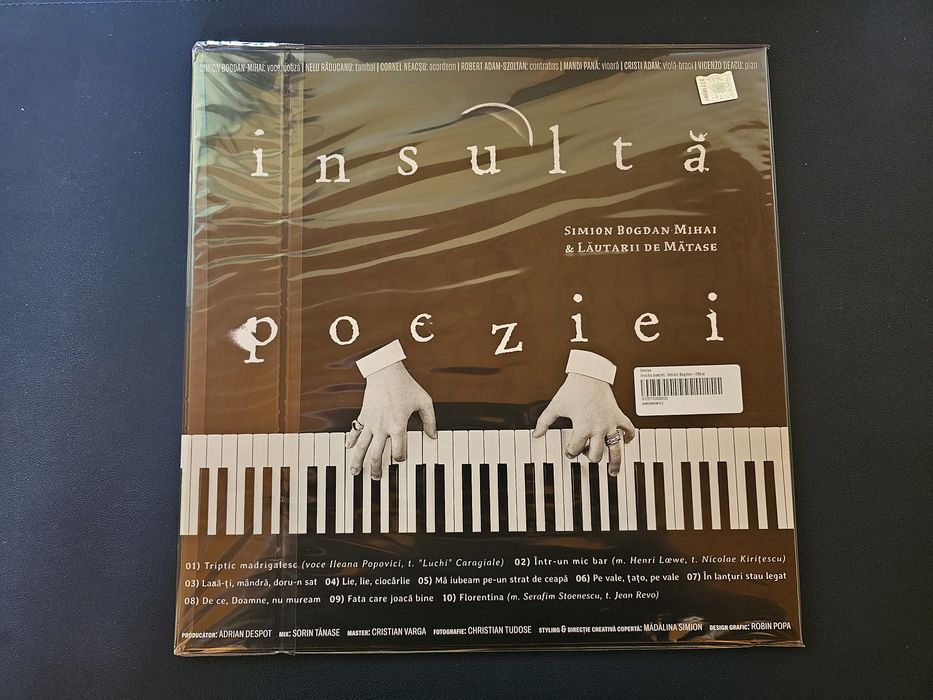 Vinyl - Insulta poeziei - Simion Bogdan-Mihai - fără îndoituri