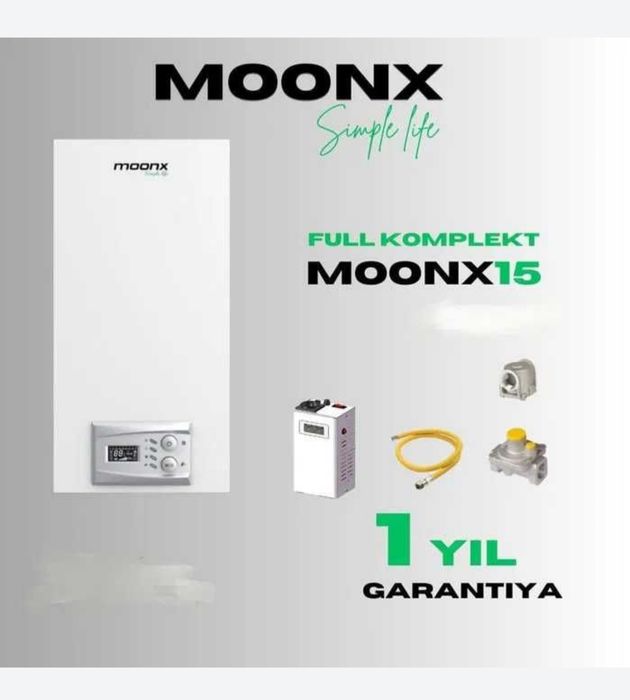 Moonx Dvuxkonturniy kotel, Kotel otopleniye goryachaya vodosnabjeniye