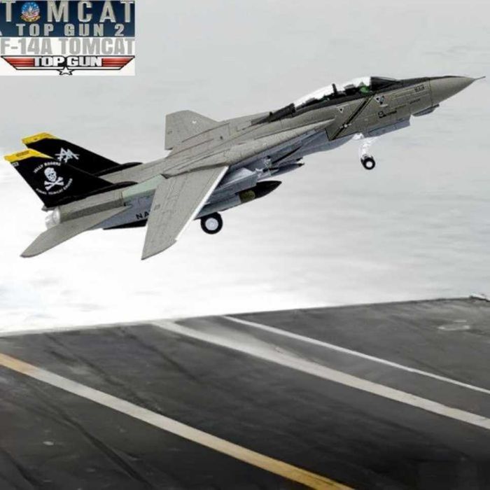 Macheta avion metalica Grumman F-14A Tomcat Top Gun 20cm