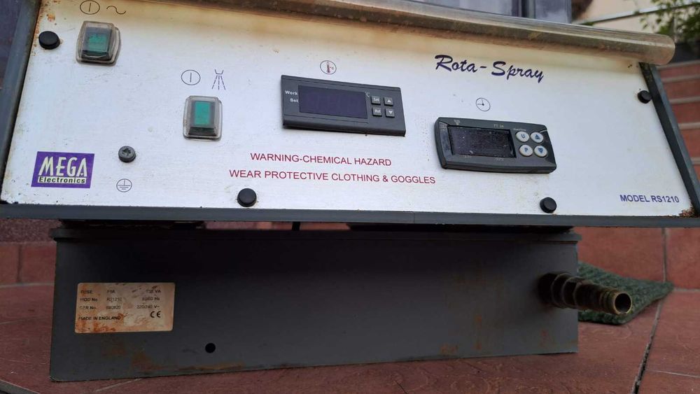 Mașină de Corodare/Developare PCB Mega Electronics Rota-Spray RS1210