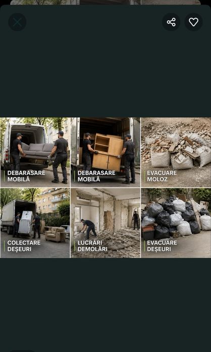 Debarasări apartamente, beciuri ,poduri,si pivnite!debarasare mobila veche,moloz ,si gunoi demolari curatare curți