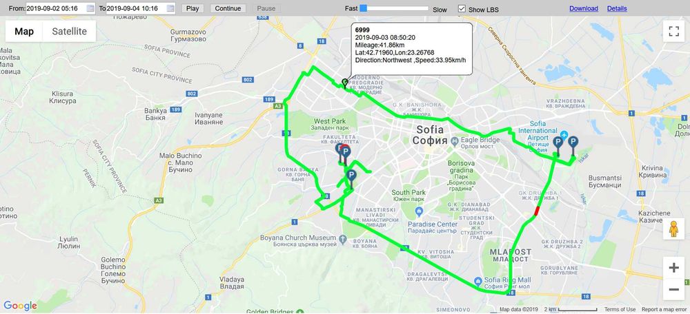 GPS за дронове - тракер / tracker с БЕЗПЛАТНО онлайн проследяване