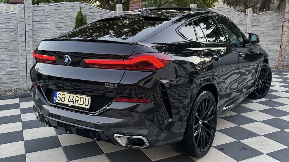 BMW X6 OZN 2021 E6 3.0 D MildHybrid 286 CP XD M-Pachet Int Ext Panoramic Laser Grila Soft Close Jante 22 Gesturi Propietar Impecabil