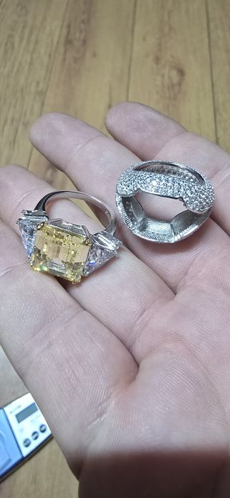 Inel dublu extraordinar argint