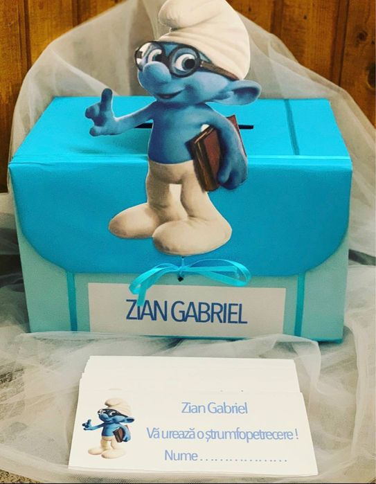 Cutie dar carton - botez / mot / nunta