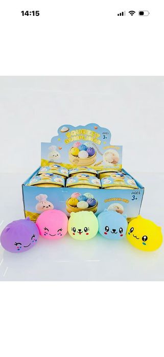 Хит 2026! Китайски хляб dumpling squishy хит 2026 скуиши