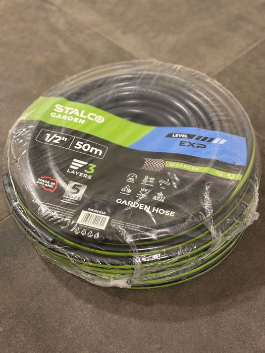 Furtun Grădină 1/2″ 50 m Stalco Garden Expert 3 Straturi Presiune 25 Bar