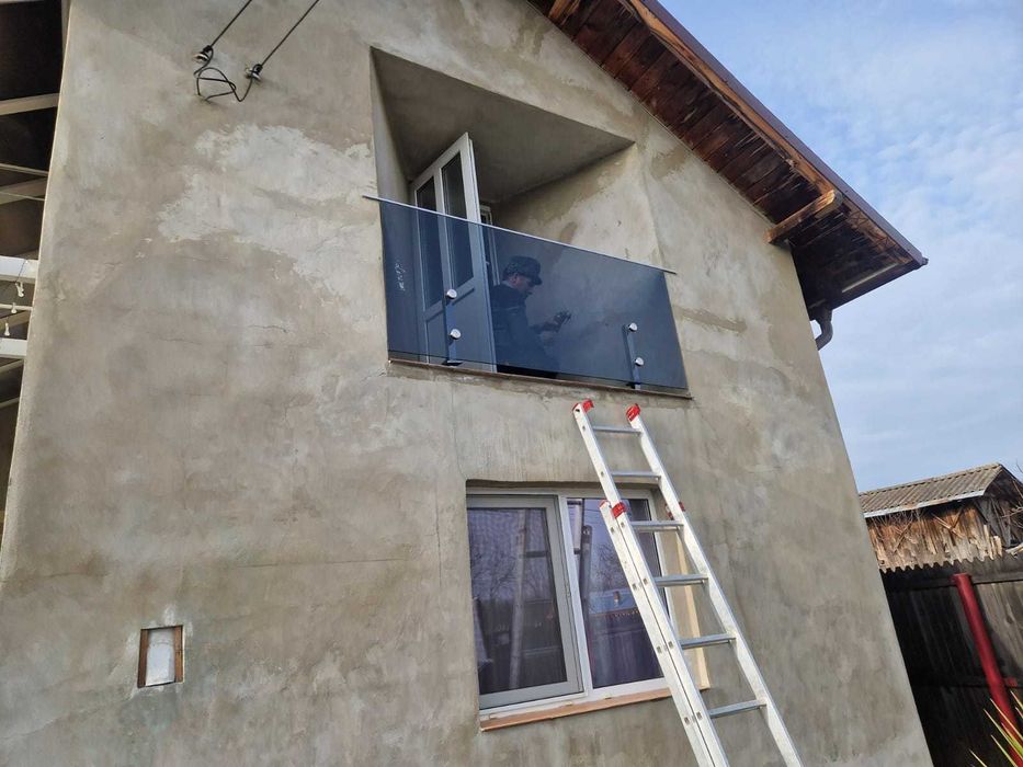 Balustrade din sticla ,balcoane din sticla ,sticla,geam ,balcon