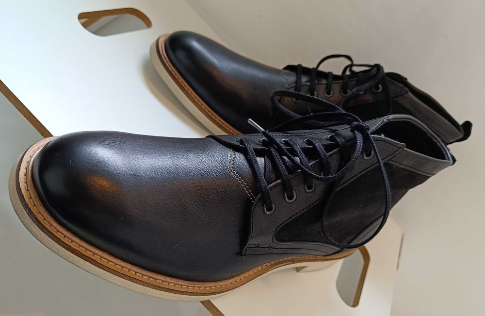 Ghete lace up 41 casual Sneaky Steve NOI piele naturala moale