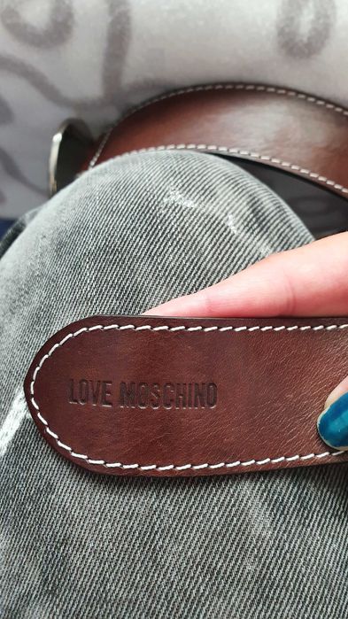 Кожен колан Moschino