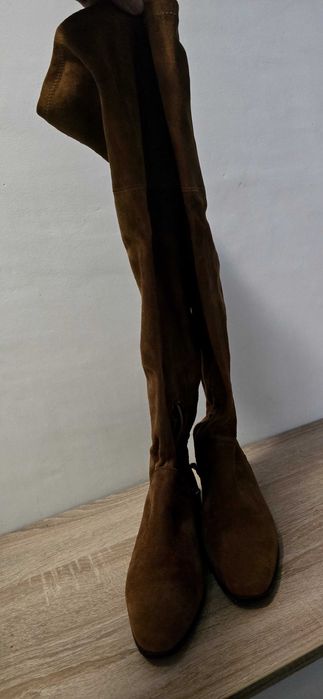 Cizmele piele Massimo Dutti 36