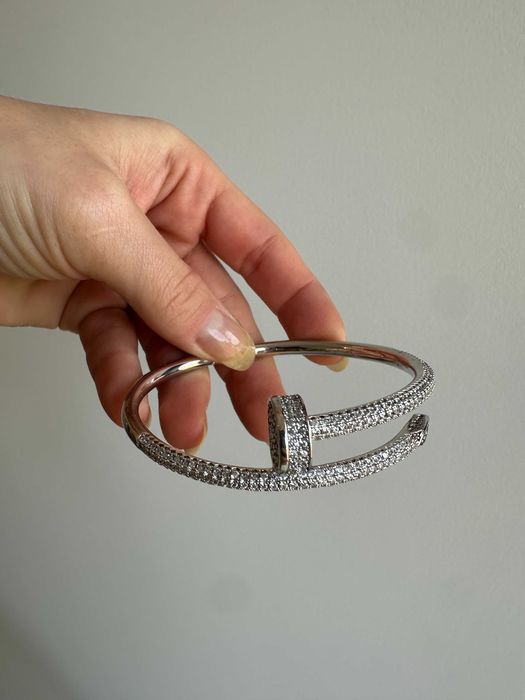 Bratara cui Cartier full cristale 16 dama Silver