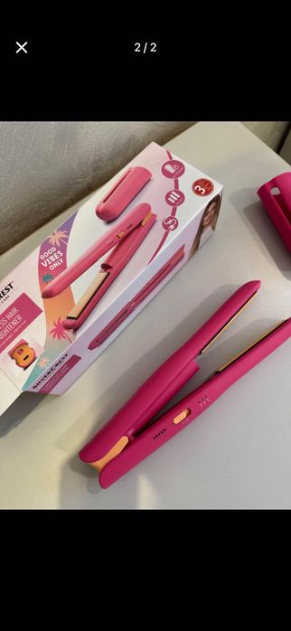 Безжична преса за коса SilverCrest -розово