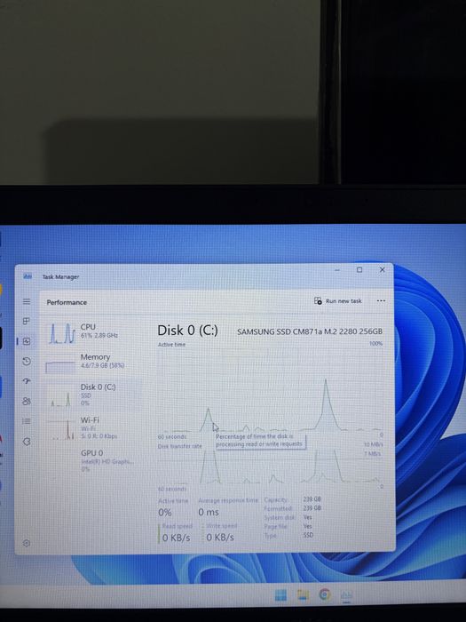 Vand laptop i5