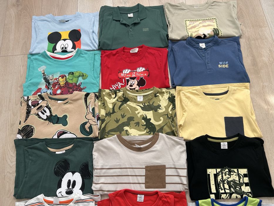 Lot tricouri baieti marimea 122