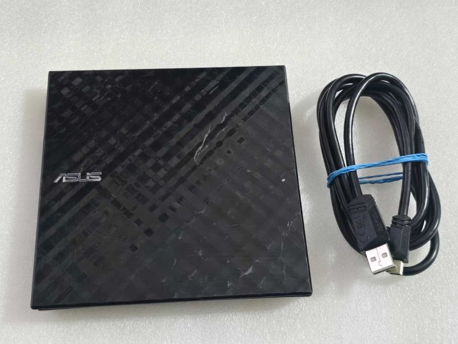 DVD Writer Extern ASUS SDRW-08D2S-U, Slim, 8X, M-DISC, USB 2.0, Negru