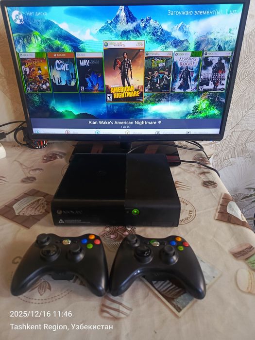 Xbox 360 E 250gb freeboot прошить +55игры+3 месяц гарантия