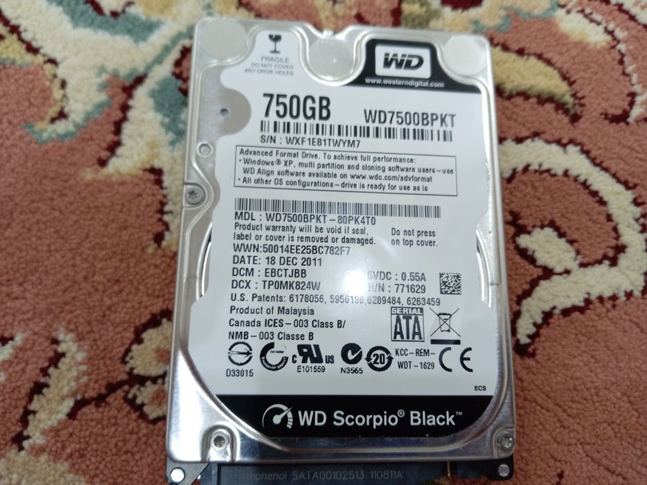 Продам жесткий диск HHD