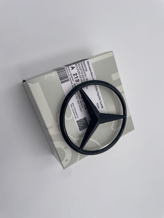 Emblema Mercedes W213 haion E negru