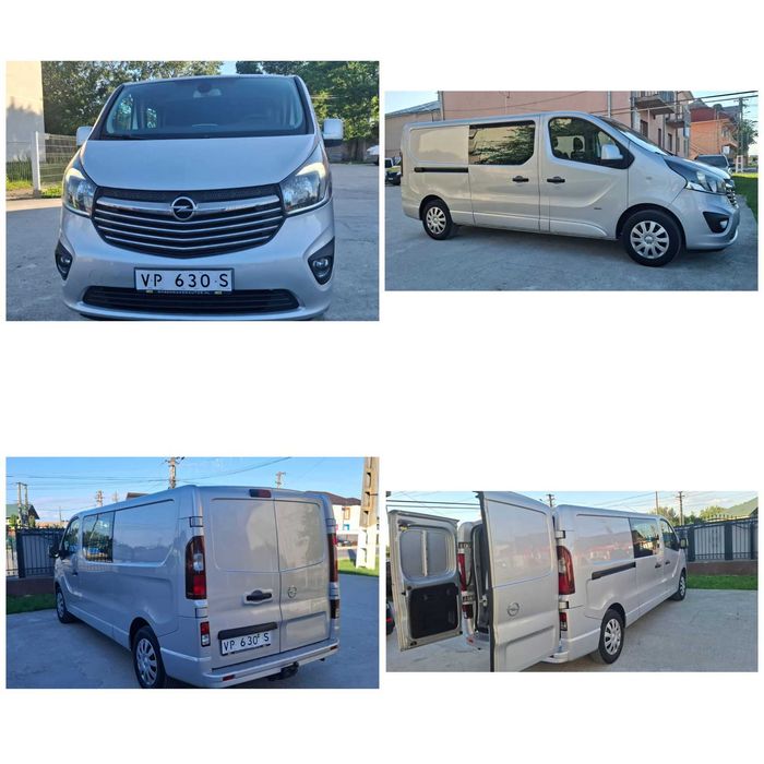 Opel Vivaro Extra Lung/Renault Trafic/An 2018/120 CP/Km 160899/Dublucabine original/AC/Navigatie/Km cu factura/Distributie lant/Import Olanda