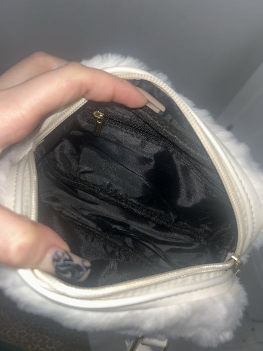 зимняя меховая сумка