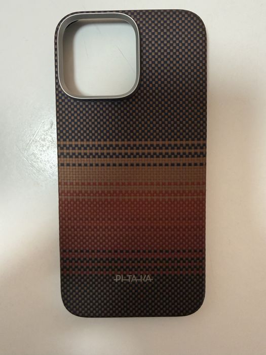 Vand Husa MagEZ 6 Pitaka iPhone 16 Pro Max, Ar amida 600D, Sunset, PitaTap™, MagSafe, Ultra Slim