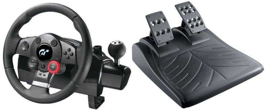 Игровой Руль с педалями Logitech Driving Force GT