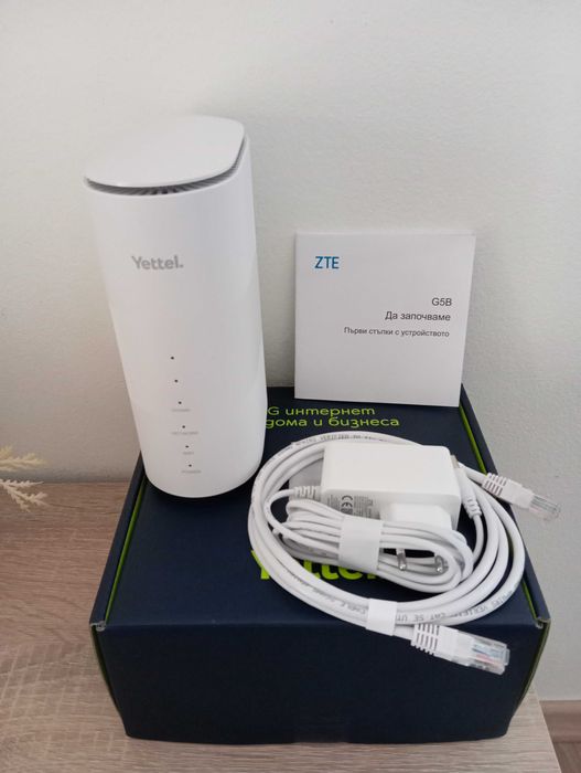ZTE 5G рутер за SIM карти на Yettel
