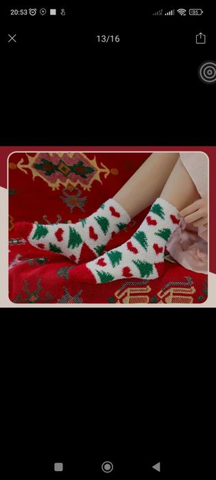 Рождественские носки Санта-Клауса!