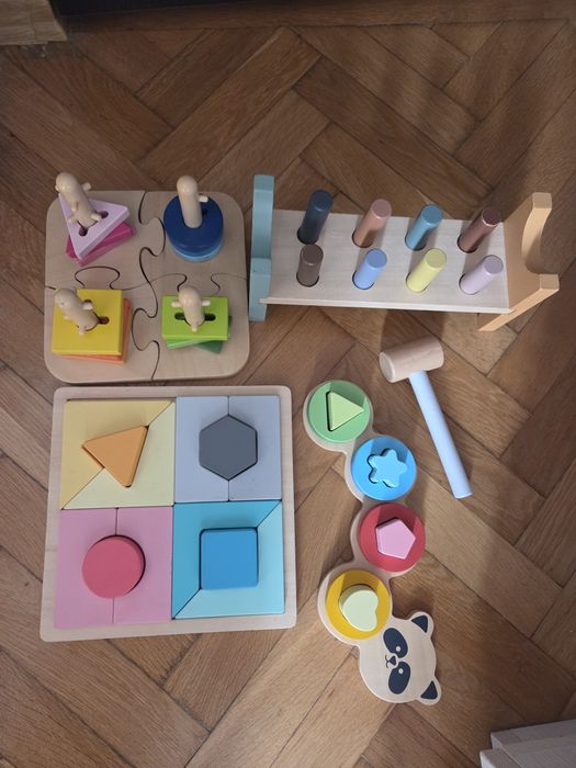 Jucarii lemn motricitate