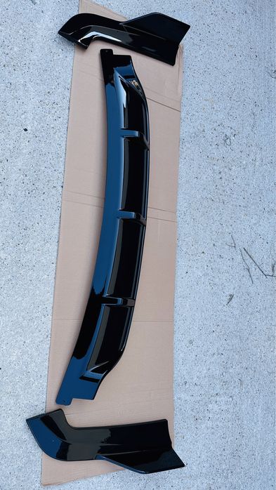 Difuzor Evacuare Tobe BMW F15 X5 cu nervuri Negru lucios