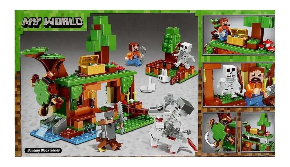 Конструктор Майнкрафт Нападение армии скелетов