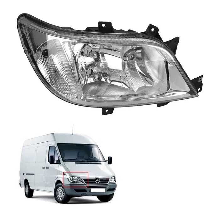 Far Faruri Mercedes Sprinter (2001-2007) Stânga +dreapta cu motor /NOU