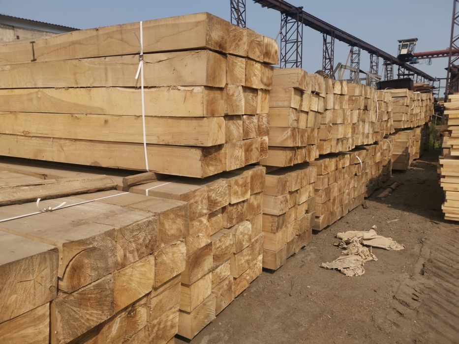 Новые Шпалы Пропитанные и Белые, Брус