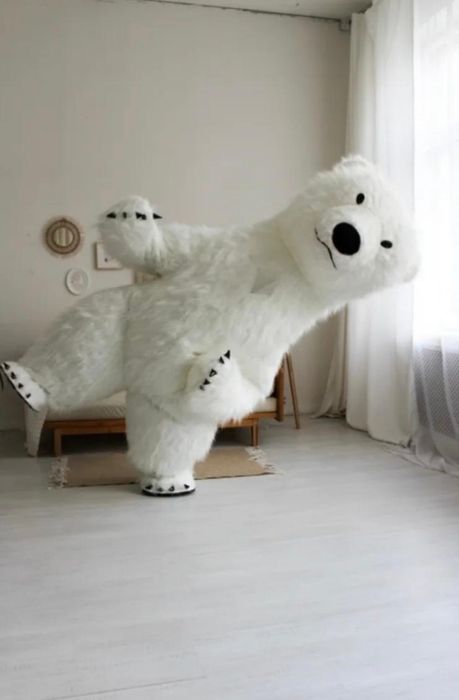 Надувной костюм-медведь