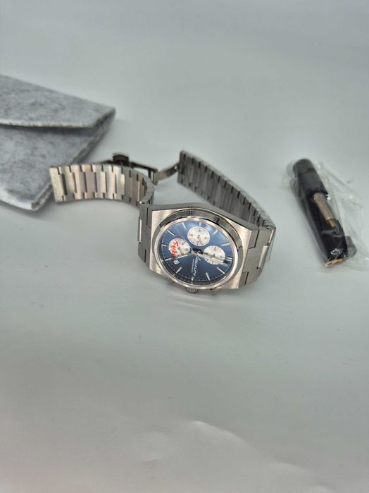 Ceas Bărbătesc Megalith Chronograph Silver & Blue
