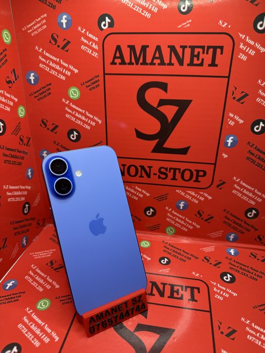 Iphone 16 100% Baterie Amanet SZ Non Stop