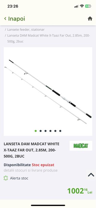 Vand DAM Madcat x taaz 2,85 m