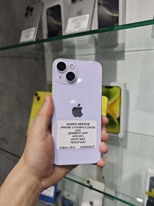 Iphone 14 256gb akb 85 телефон актау